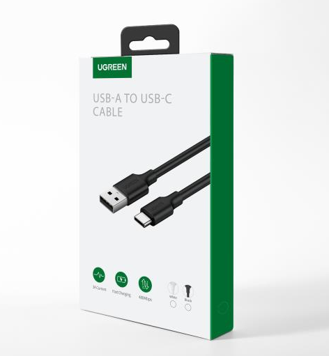 Cable USB Tipo C US287 Ugreen - 60116 Negro
