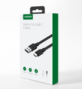 Cable USB Tipo C US287 Ugreen - 60116 Negro