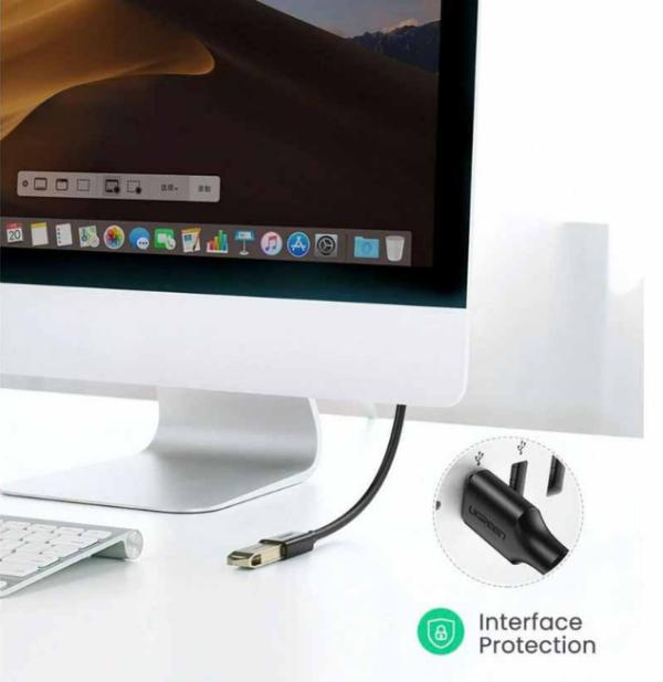 Extencion USB Tipo a 3.0 Macho a Hembra US129 10373 Ugreen - 2M Negro