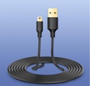 Cable USB Tipo a Macho a USB Mini B Macho US132 10354 Ugreen - 0.5m Negro