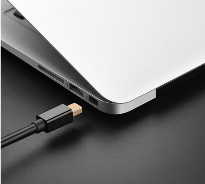 Cable Mini Display Port Macho a Display Port Macho MD105 10477 Ugreen - 1.5m Negro