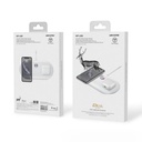 CARGADOR INALAMBRICO + MOUSE PAD  2 EN 1 MODELO CS5186 COTECI NEGRO