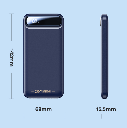 Bateria de Emergencia RPP-520 10.000mah Serie Bole Remax - Blanco