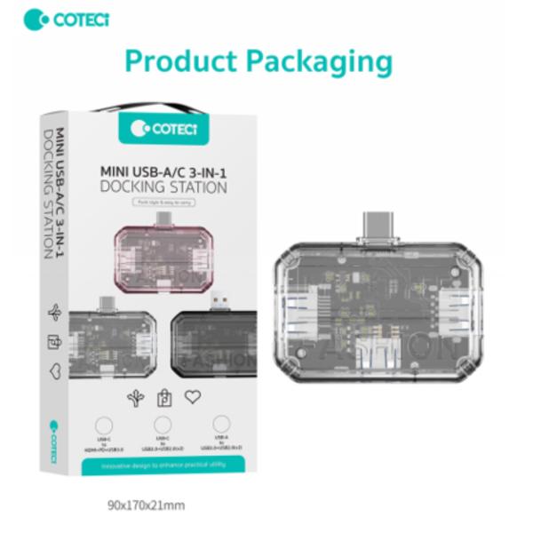 ESTACION DE ACOPLAMIENTO 4 EN 1 MODELO 16023 COTECI GRIS