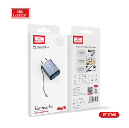 ADAPTADOR OTG TIPO-C HEMBRA A USB  MODELO NB256D    XO