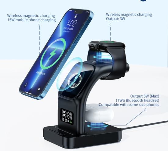 Cargador Inalambrico HY-05 - Negro