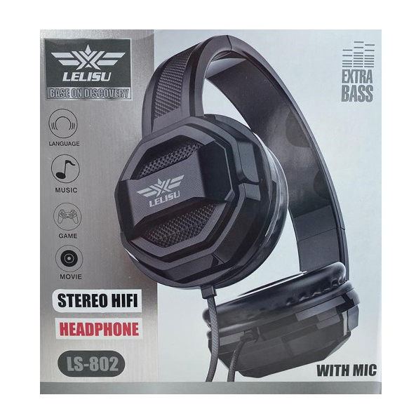 Audifonos Manos Libres LS-802 Lelisu - Negro