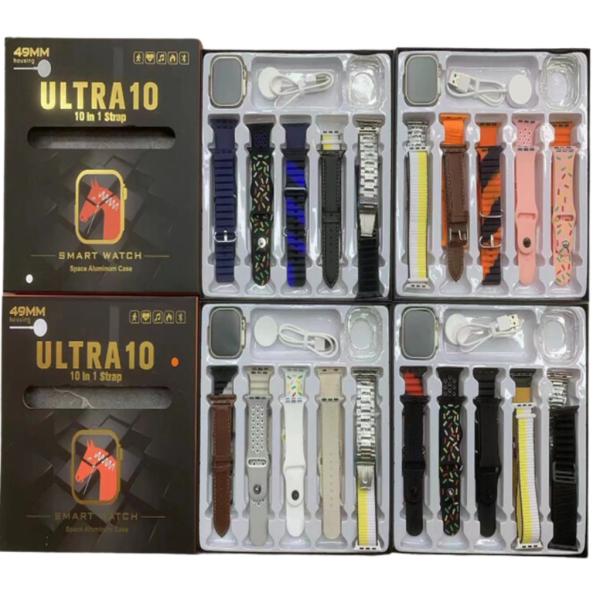 RELOJ INTELIGENTE MODELO HK9PRO ROJO