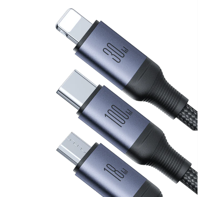 Cable USB Multiplataforma SA21-2T3 Joyroom - Negro