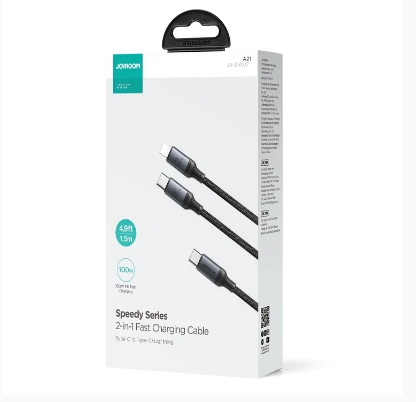 Cable USB Multiplataforma SA21-1T2 Joyroom - Negro