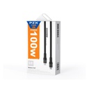 CABLE USB TIPO C WDC-045 WK PLATEADO