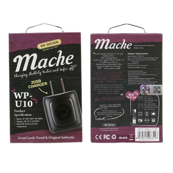 CUBO CARGADOR USB  MODELO  RP-U13 PRODA BLANCO