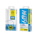 CABLE  USB TIPO C WDC-193A  WK DESING NEGRO