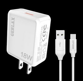 Cargador Casa GA-39M Gerlax - Tipo C Blanco