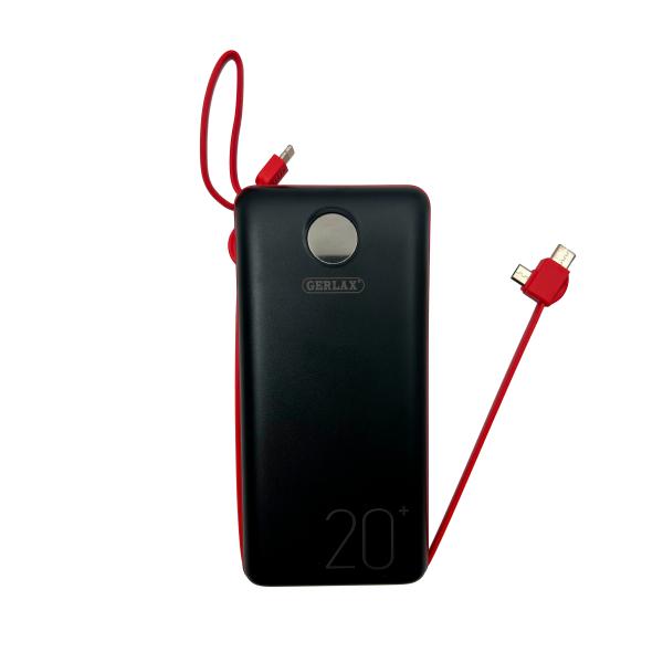 Bateria de Emergencia P3T 20.000mah Gerlax - Negra