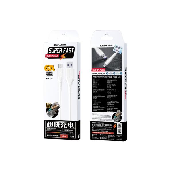 CABLE USB MICRO WDC-152M 3M WK DESING BLANCO