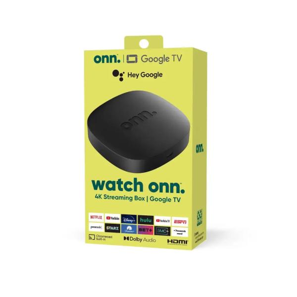 Dispositivo Streaming Watch 4K Onn Google - Negro