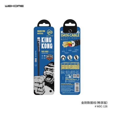 CABLE LIGHTNING  USB WDC-03I WEKOME NEGRO