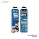 CABLE LIGHTNING  USB WDC-03I WEKOME NEGRO