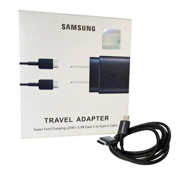 CARGADOR COMPLETO TIPO C A TIPO C 45W SAMSUNG R.E "M" NEGRO