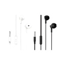 AUDIFONOS MANOS LIBRE 3.5 IPHONE 4/5/5S/6  1.1 "M" BLANCO