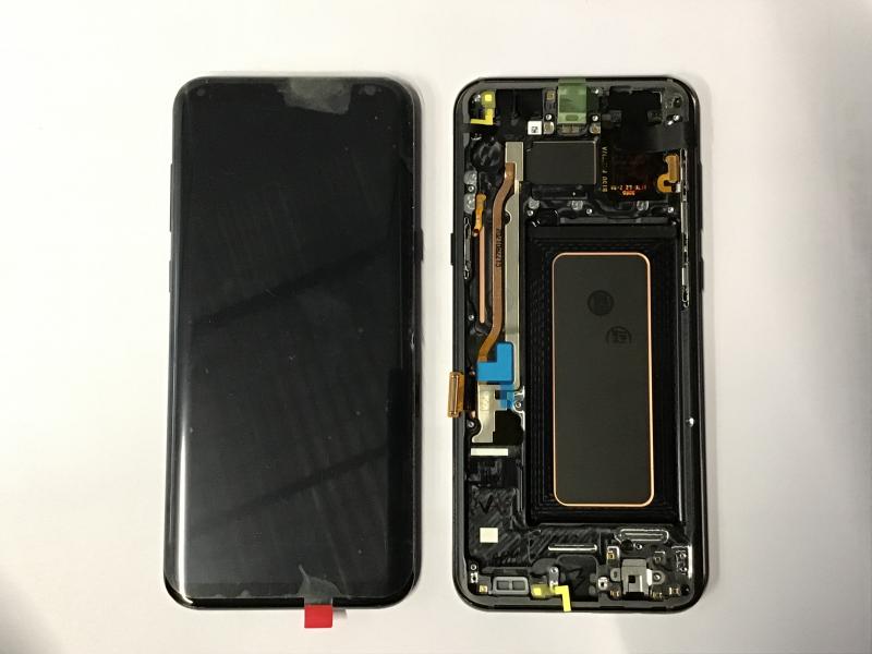 Repuesto LCD PANTALLA SAMSUNG GALAXY S25 FE 5G COMPLETA NEGRA CON MARCO