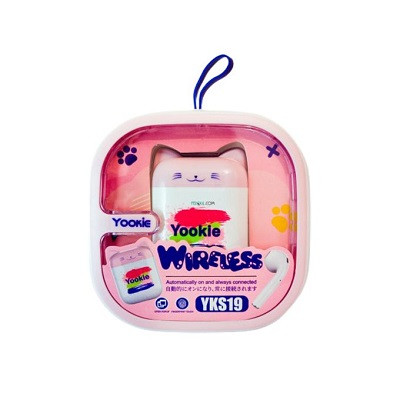 Audifono Manos Libres Bluetooth YKS19 Yookie - Rosado