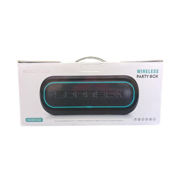 Parlante Bluetooth S3002 Soonbox - Negra