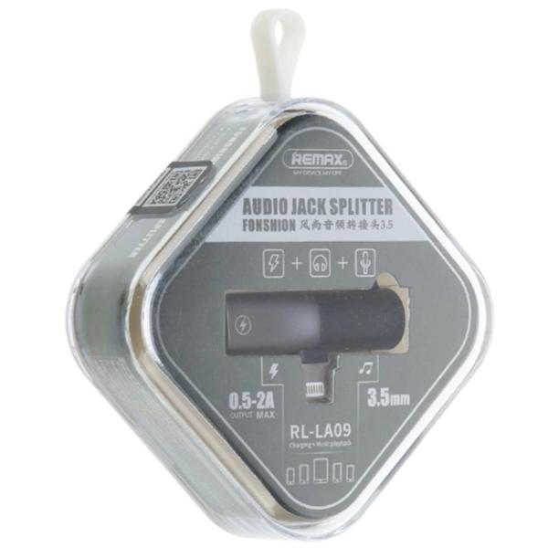 Adaptador Lightning a 3.5 RL-LA09 Remax - Negro