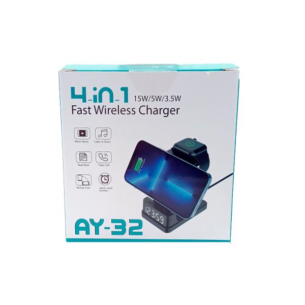 Cargador Inalambrico AY-32 - Negro
