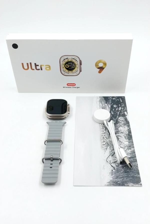 RELOJ INTELIGENTE 3 FAJAS  S9 ULTRA NARANJA