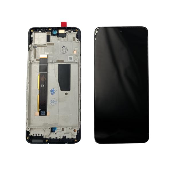 Repuesto LCD PANTALLA HONOR X6S NEGRA CON MARCO