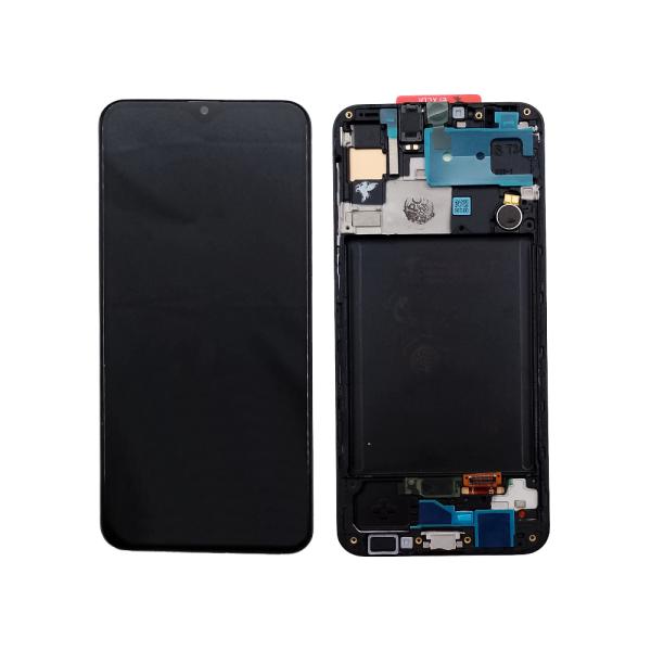 Repuesto LCD PANTALLA SAMSUNG GALAXY S20 PLUS COMPLETA NEGRA CON MARCO