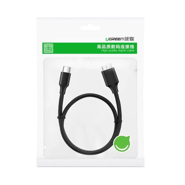 Cable USB Tipo C a USB Micro B 3.0 US312 20103 Ugreen - 1M Negro