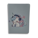 ESTUCHE AGENDA FONDO TRANSPARENTE SAMSUNG TAB A8 10.5" NEGRO