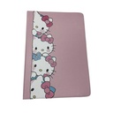 ESTUCHE AGENDA FONDO TRANSPARENTE IPAD 12.9 PRO 3/4/5/6 GENERACION NEGRO