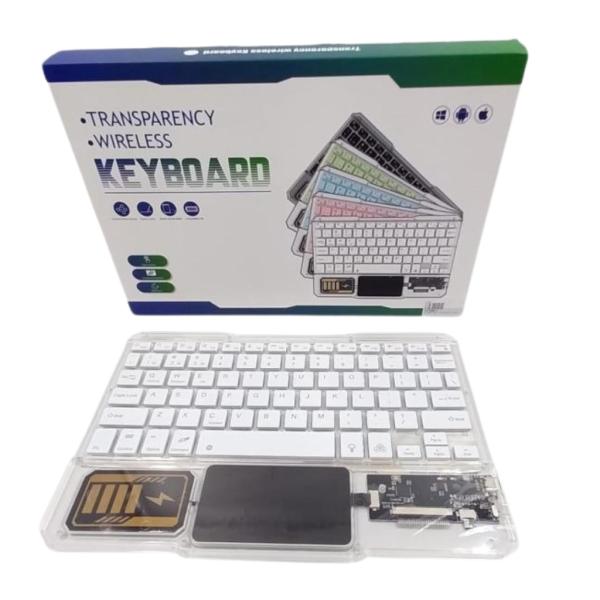 TECLADO INALAMBRICO CON MOUSE TACTIL 10"