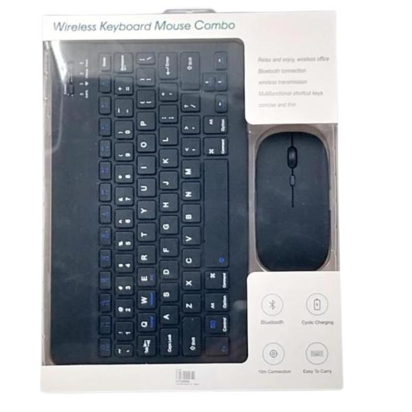 TECLADO INALAMBRICO CON MOUSE TACTIL 10"