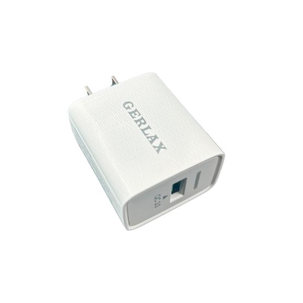 Cargador Casa GA-19MF Gerlax - Blanco Micro B