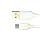 Cargador Cubo Carro GC-06 Gerlax - Blanco Micro B