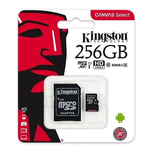 MEMORIA MICRO SD KINGSTON CLASE 10 ORIGINAL 128 GB
