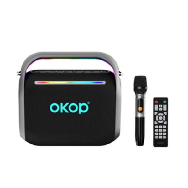 PARLANTE BLUETOOTH CON PANEL SOLAR Y LINTERNA L23 BOOMS BASS NEGRO