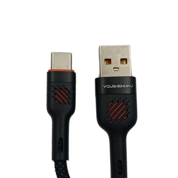 Cable USB Tipo C K-65 Youshengku - Negro