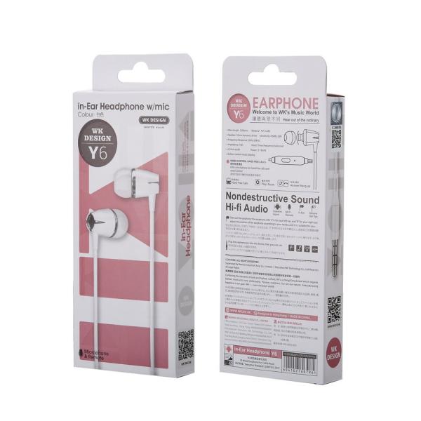 AUDIFONO WEKOME YA08 3.5 AMARILLO