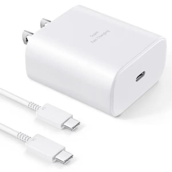 CARGADOR COMPLETO TIPO C A TIPO C 45W SAMSUNG 1.1 NEGRO