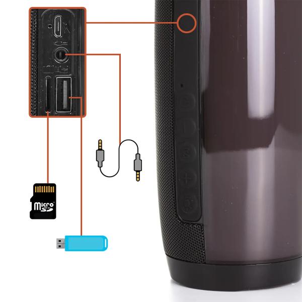 Parlante Bluetooth TG-157 T&g - Negra