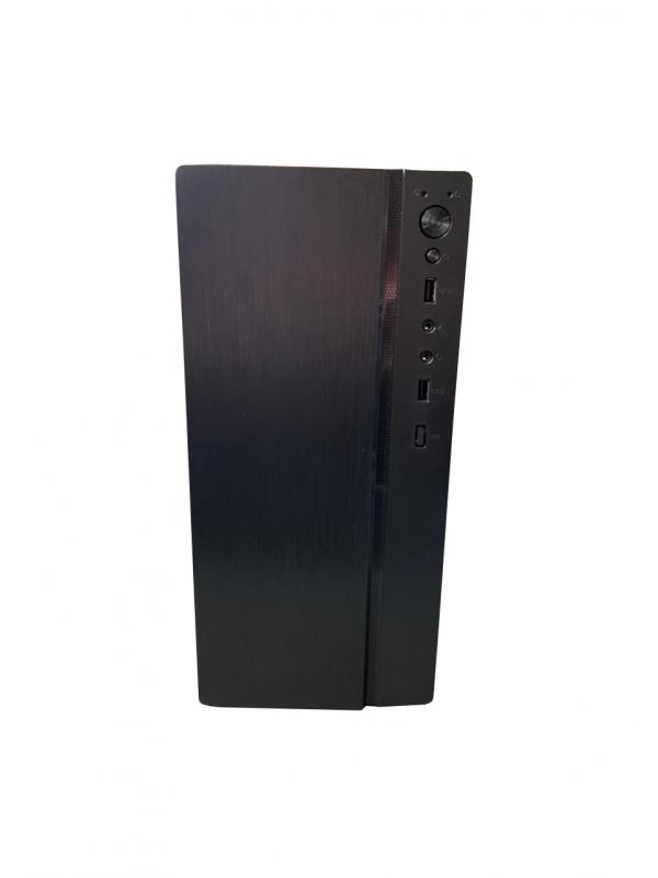 Case Cm04ktra001c Mini Tower Sin Ventilación Incluida con Panel Lateral - Negro