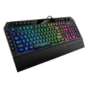 Teclado Gaming RGB Sharkoon Skiller SGK5 Membrana Alámbrico USB Inglés 4044951020485 - Negro