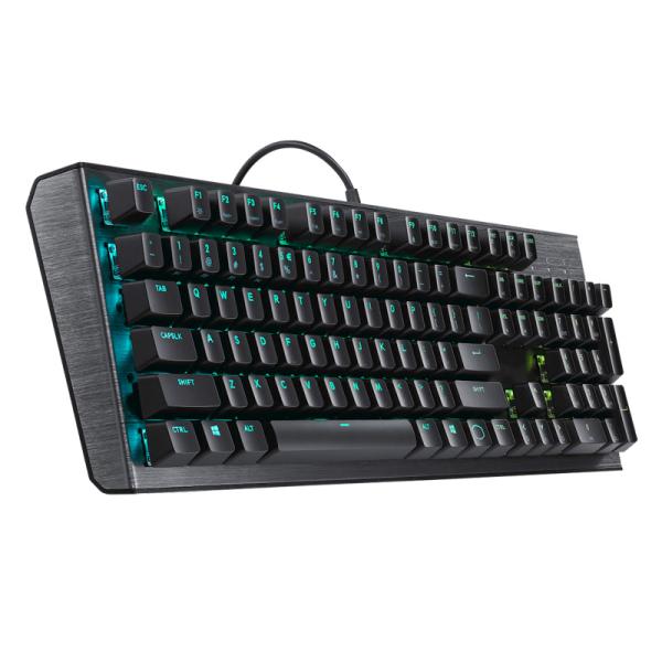 Teclado Gaming RGB Cooler Master CK-550 V2 Mecánico Alámbrico USB Inglés Switch Marrón CK-550-GKTM1-US - Negro / Gris