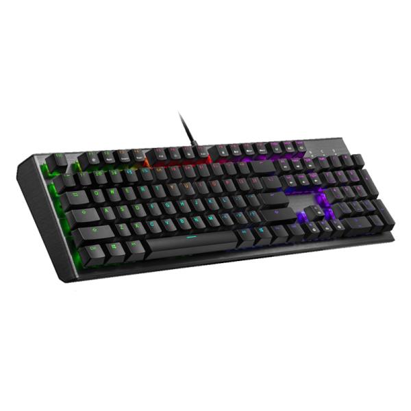 Teclado Gaming RGB Cooler Master CK550 V2 Mecánico Alámbrico USB Inglés Switch Rojo CK-550-GKTR1-US - Negro / Gris